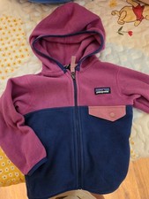 giacca pile zip 2T bambino patagonia nuova senza etichette