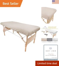 Economical Poly Cotton Massage Table Fitted Sheets - Roomy Fit for 28-32 inches