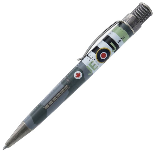 Retro 51 Spitfire WWII Retractable Rollerball Pen - Picture 4 of 4