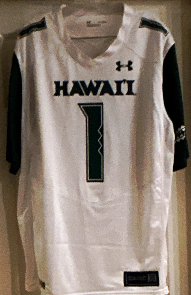Hawaii Rainbow Warriors White NCAA Jerseys for sale | eBay