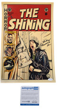 Shelley Duvall Joe Turkel Autographed RARE The Shining 12x18 Comic Photo Poster 
