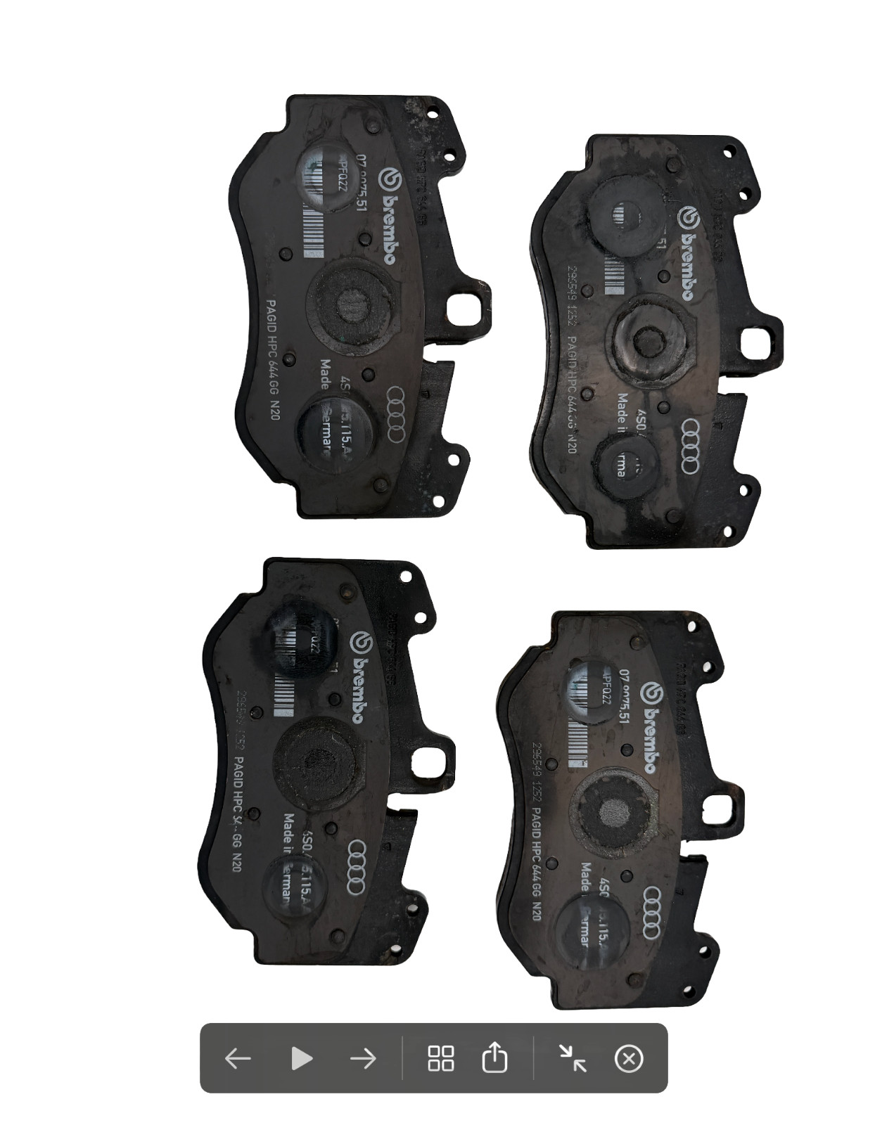 Lamborghini Huracan OEM CCM Front Rotors & Pads