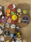 Disney Mickey Mouse Cork Pin Board w/ 52 Assorted Disney Character Pins Set — photo 5