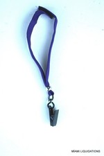 LOT of 97 Purple Wrist Lanyards w/ ID Badge Alligator Clip Wristlet