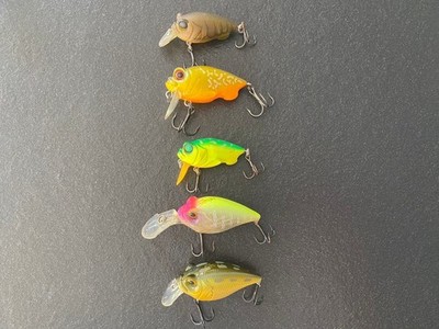 Megabass Griffon Crankbait 5er Pack Kunstköder Zero SR MR verschiedene Farben