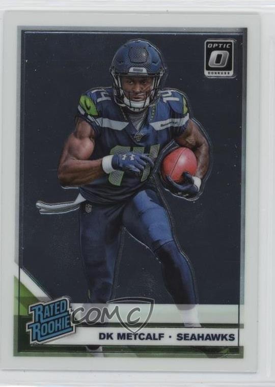 2019 Panini Donruss Optic Rated Rookie DK Metcalf #163 Rookie RC 0yp5