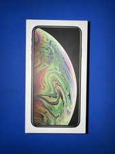 iPhone XS Max Box Space Gray 256GB with Manuals, Sim Tool, and Apple Stickers