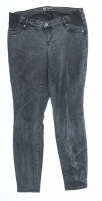 Gap Damen grau Polyester Skinny Jeans Größe 32 in L30 in normaler Knopfleiste - zum Binden