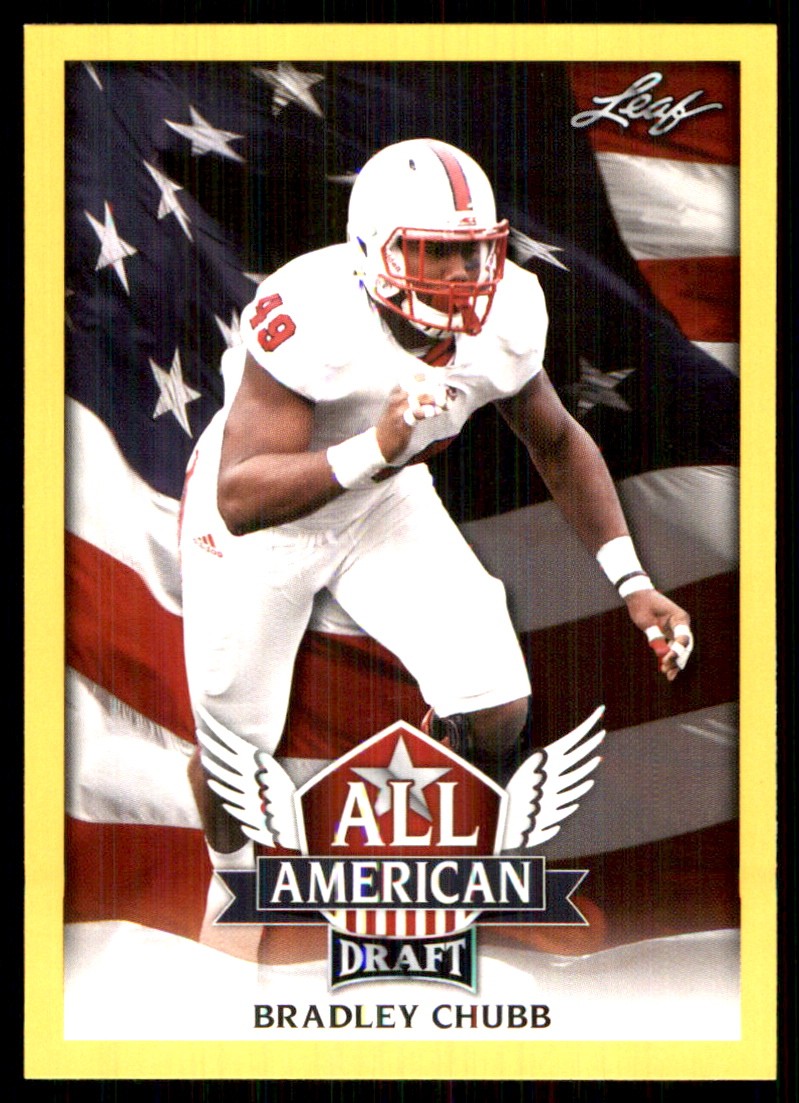 Bradley Chubb Leaf Draft All-Americans #AA03 Base