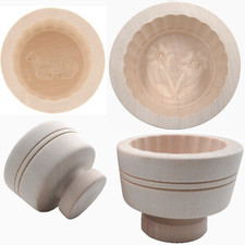 Holz-Butterform Buttermodel Model rund für 125 o. 250g Butter Lamm Klee Ahorn