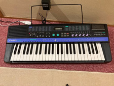 CASIO CT-840 Electronic Keyboard Tested w/AC Adapter, Microphone from japan