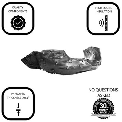 2016-2018 Honda Civic Sedan/Coupe Front Left Fender Liner