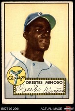 1952 Topps #195 Minnie Minoso White Sox HOF RC 2 - GOOD