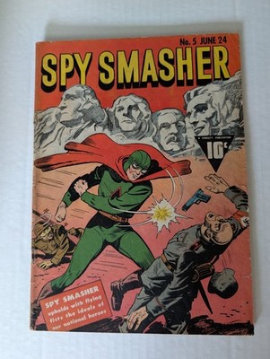 Spy Smasher #5 June 1942 VG Golden Age Comic
