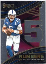 2023 Panini Select #NMB-ARI Anthony Richardson Numbers