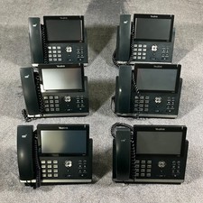 Lot Of 6 Yealink SIP-T48S Ultra-Elegant Gigabit IP Phone Touchscreen VoIP 99