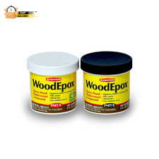 Woodepox Kit - 12 Oz - 2-Part Structural Epoxy Adhesive Filler - Wood Filler Pu