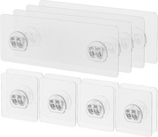 12 Pcs Shower Caddy Adhesive Hooks,Strong Shower Hooks, Caddy Adhesive