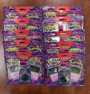 Pokémon TCG Gengar Enhanced 2-Pack Blister Lot x10 Halloween 2026 Sealed