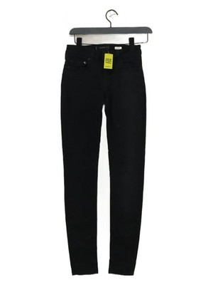Salsa Women's Jeans UK 10 Black 100% Cotton Skinny