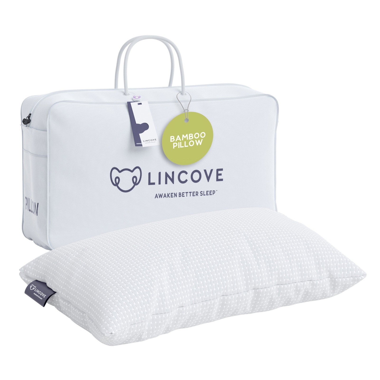 Lincove Bamboo Pillow – Cooling Hotel Quality Comfort for Better Sleep