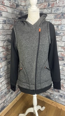 Sweaty Betty Fleece Strickjacke Größe L Damen Full Zip Kapuze sportlich