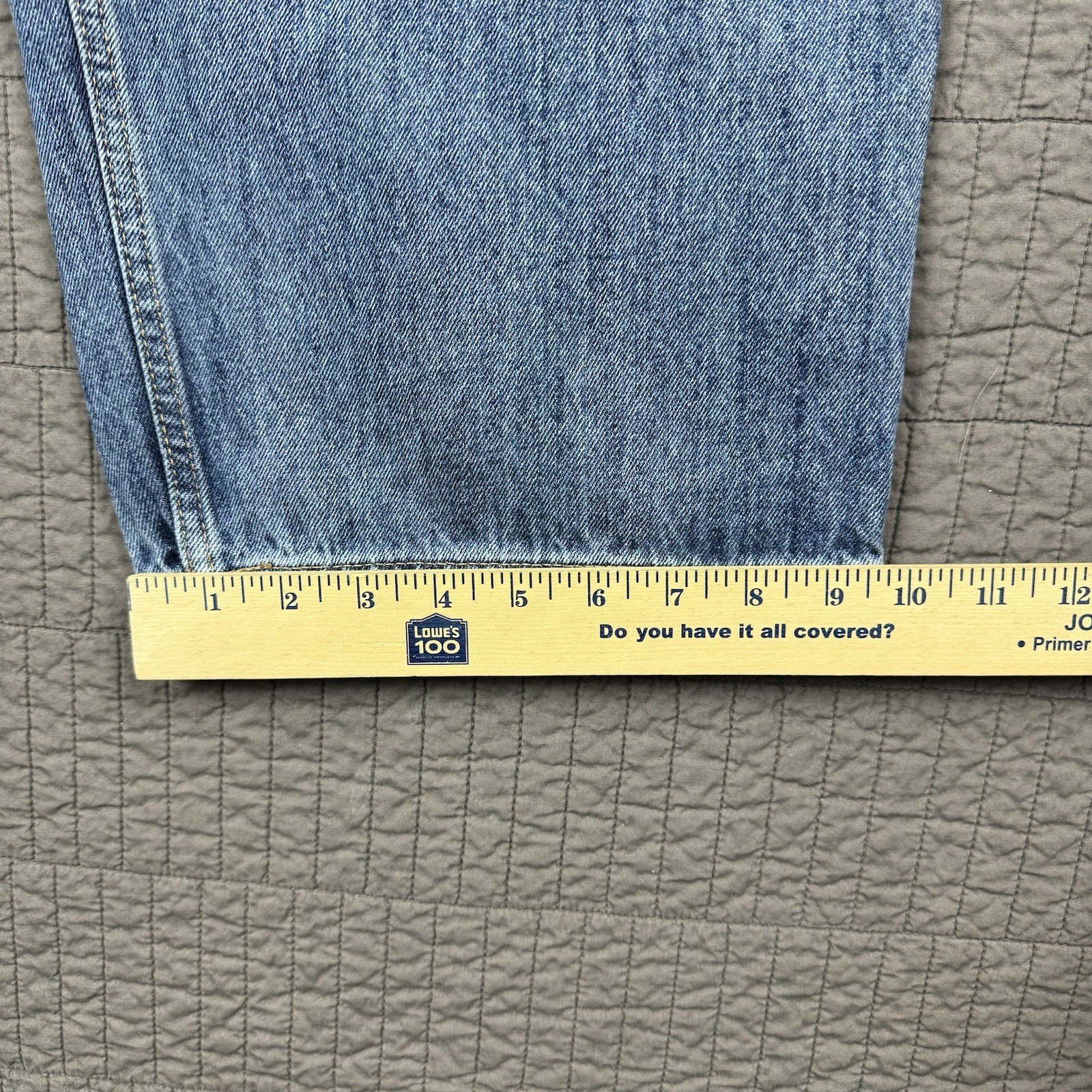 H&M Jeans Men 34x32 (34x30) Blue Baggy Loose Wide Leg Relaxed Skater Denim NWT thumbnail 11