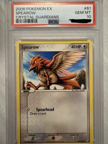 Spearow graded PSA 10 for sale on eBay