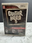 New ListingGuitar Hero 5 (Nintendo Wii, 2009) TESTED No Manual