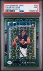 2024 Panini Donruss Optic Rated Rookie Caleb Williams #201 Green Velocity PSA 9