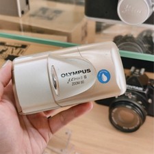 Olympus MJU II Zoom 80 38-80mm AF Point  Shoot 35mm Film Camera Flash Compact