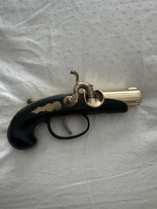 Vintage Pirate Pistol Gun Flint Lock Cigarette Lighter Made in Japan NO SPARK