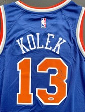 Tyler Kolek Signed Autographed New York Knicks Jersey Marquette Psa/Dna Coa