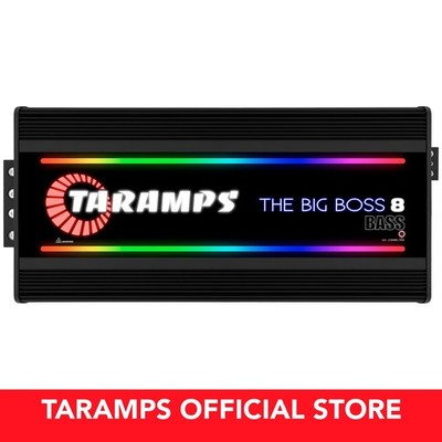 Taramps The Big Boss 8 Bass White or Black 0.5~2 Ohms 1 Channel of 8000 Watts