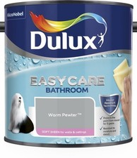 Dulux Easycare Bathroom Soft Sheen Walls  ceilings Paint Matt Finish 2.5L