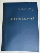 Lord Jacob Rothschild the J. Paul Getty Medal 2014