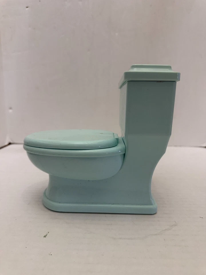 Teléfono fijo vintage de novedad con botón pulsador de inodoro RARO de los años 90 Foto 4 de 4