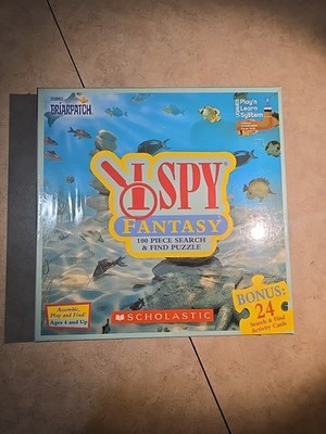 I Spy Treasure Hunt Jigsaw Puzzle 100 Pieces 14''X19'' Game Play Activity Cards