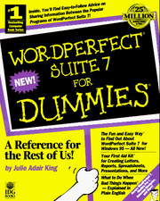 Wordperfect Suite 7 for Dummies SERIAL - paperback King, Julie Adair