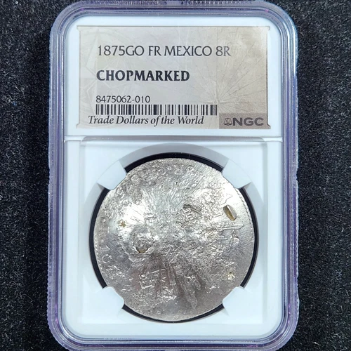 1875 Mexico 8 Reales — photo from the most recent tracked eBay sale