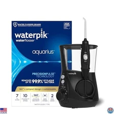 Waterpik Aquarius WP-662 Electric Water Flosser, 10 Settings, 7 Tips for Gum