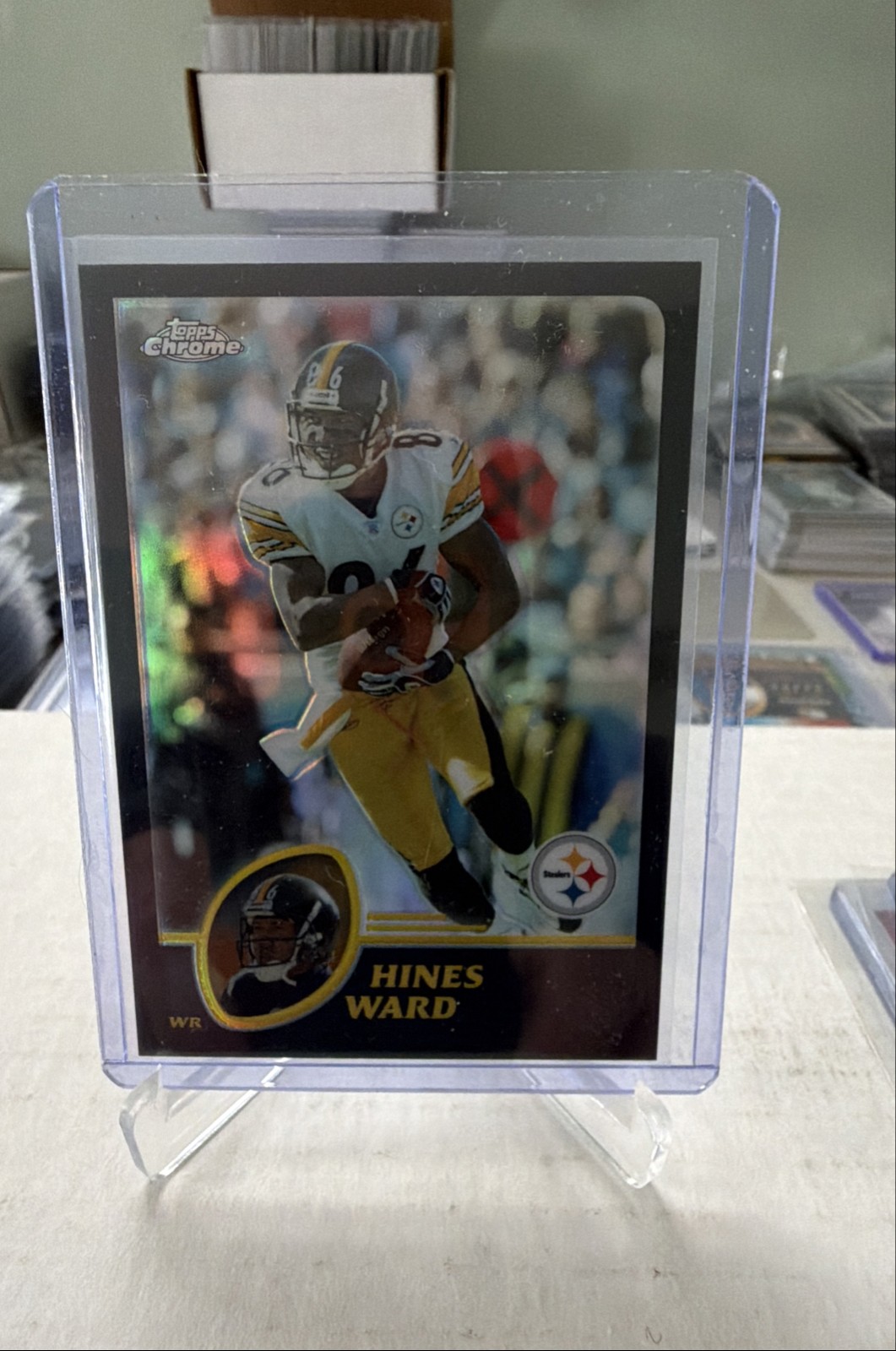 2003 Topps Chrome - Hines Ward #50 Black Refractor /599