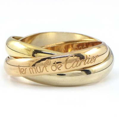 Cartier Ring Trinity 750 (18K) Tri-Color Gold #54 US6,75