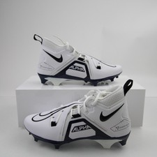 Nike Alpha Menace Football Cleat Men's White/Navy New without Box