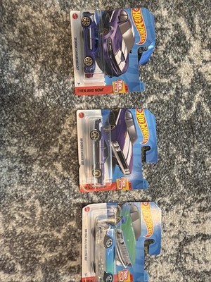 NEW Hot Wheels Then And Now Lot Of 3  20 Dodge Charger  69 Ford Mustang