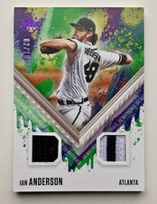 FOTL Ian Anderson 2021 Panini Diamond Kings DK Materials Purple Jersey /10
