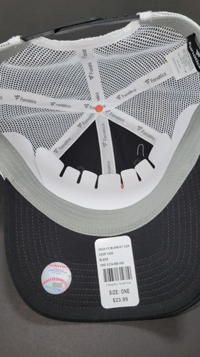 Men's FanaticsBaltimore Orioles Black And White Adjustable Truckers Hat - Picture 2 of 3