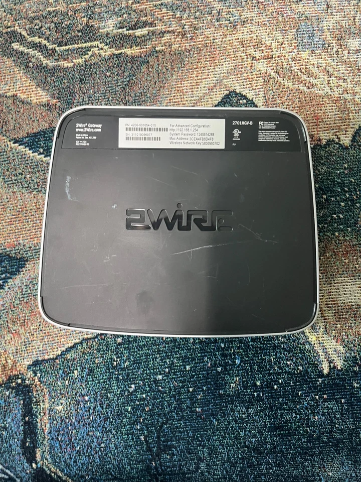 🔥 2 AT&T 2WIRE 2701HGV-B High Speed DSL Wireless Gateway Modems Routers WiFi - Image 4 of 4