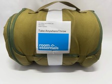 Room Essentials Take Anywhere Throw   Indoor  Outdoor Reversible Blanket