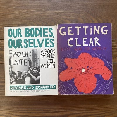 Our Bodies Ourselves by & for Women 1979 and Getting Clear 1976 Lot of 2 SC